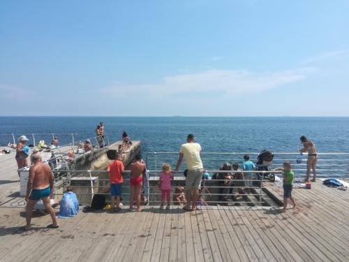 Ukraina, Odessa - molo przy delfinarium